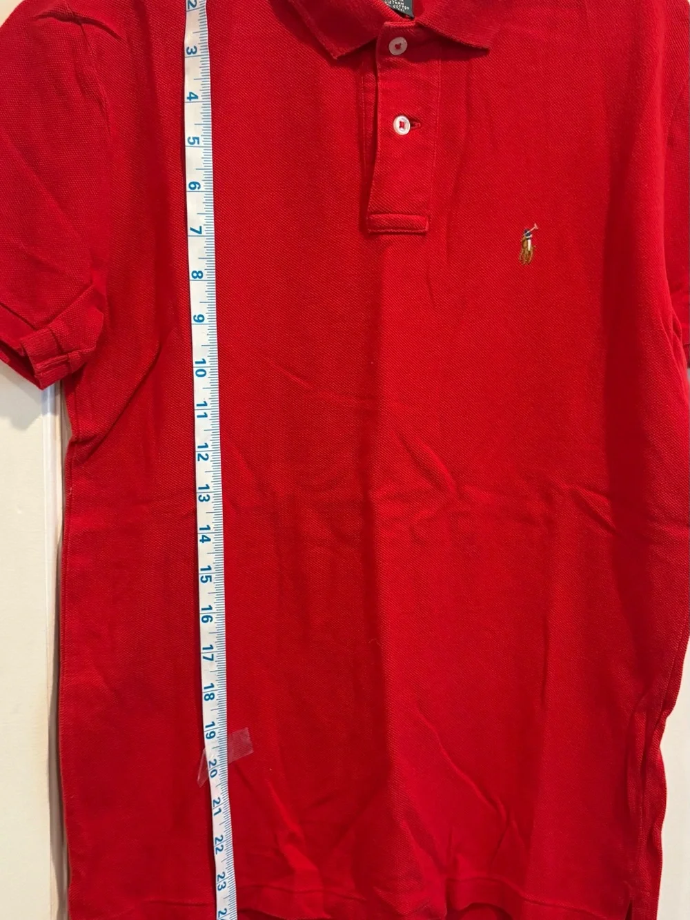 Kids Polo by Ralph Lauren Red Classic Pique Polo Shirt. Size L (14-16)